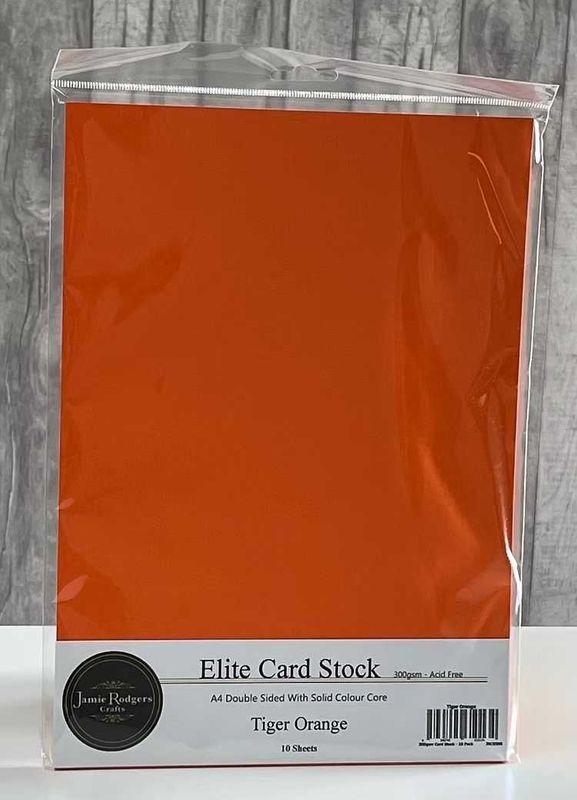 Tiger Orange A4 Colour Core Card 300gsm