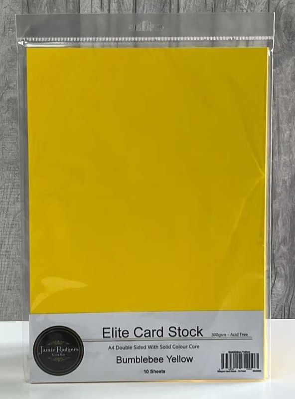 Bumble Bee Yellow A4 Colour Core Card 300gsm