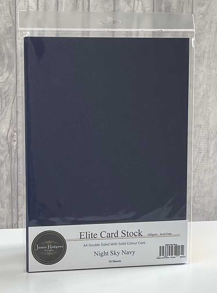 Night Sky Navy A4 Colour Core Card 300gsm