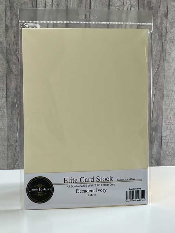 Decadent Ivory A4 Colour Core Card 300gsm