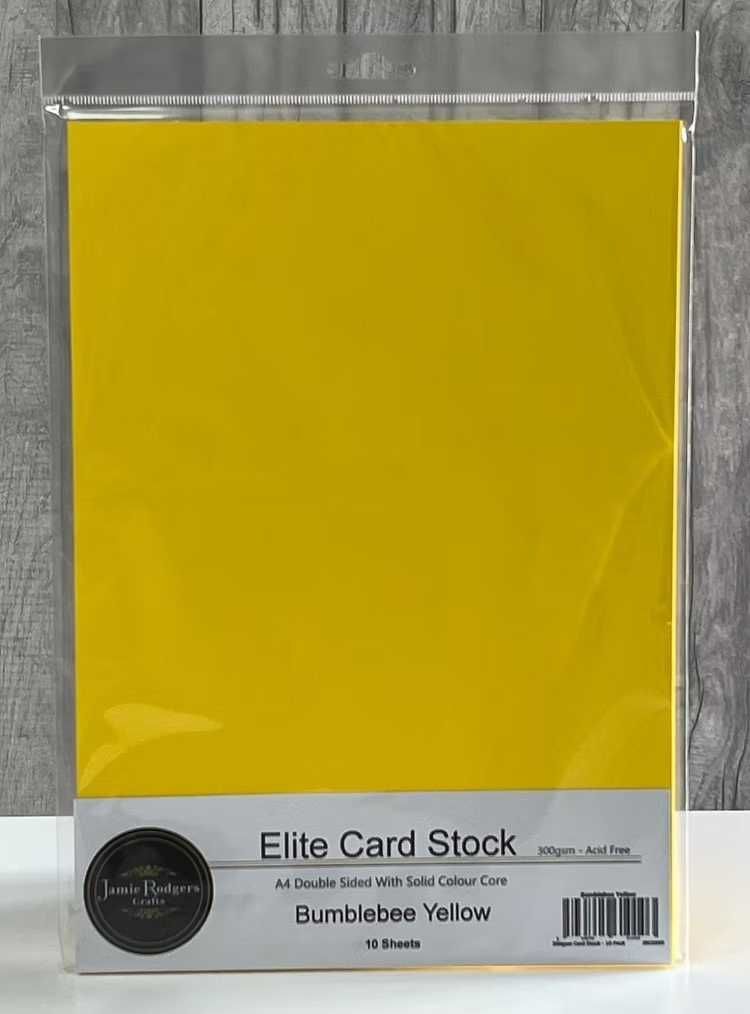 Bumble Bee Yellow A4 Colour Core Card 300gsm