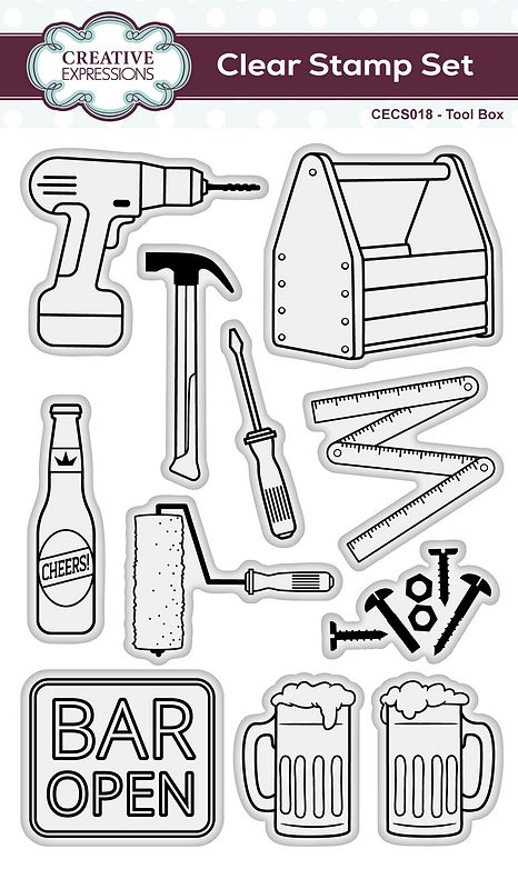 Tool Box Clear Stamp