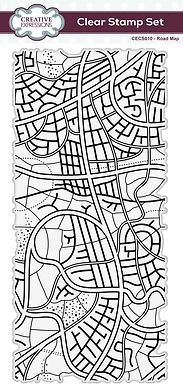 Road Map   DL Clear Stamp