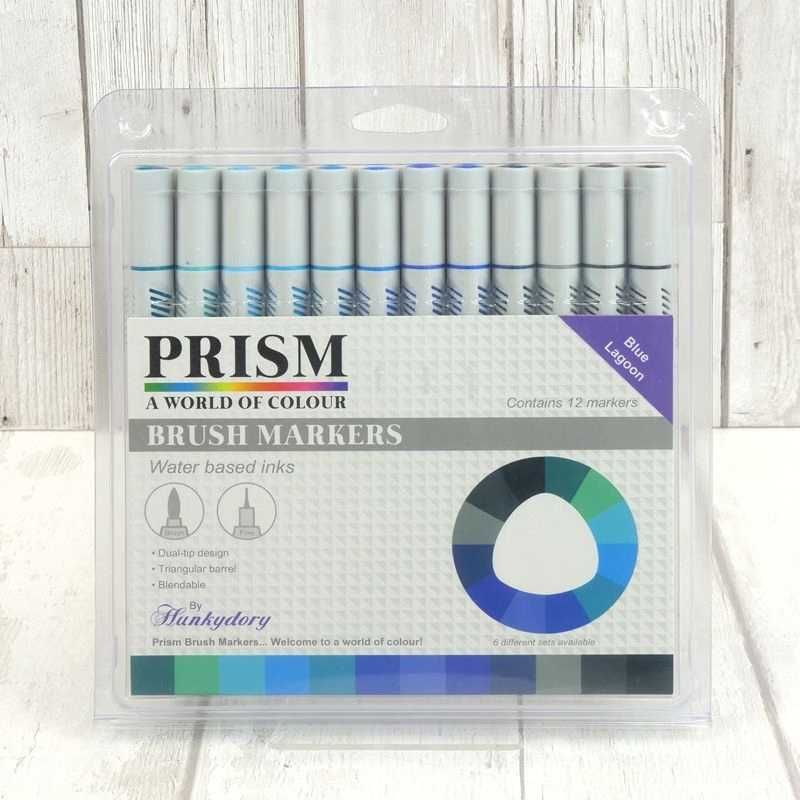 Prism Brush Markers Pk of 12 Blue Lagoon