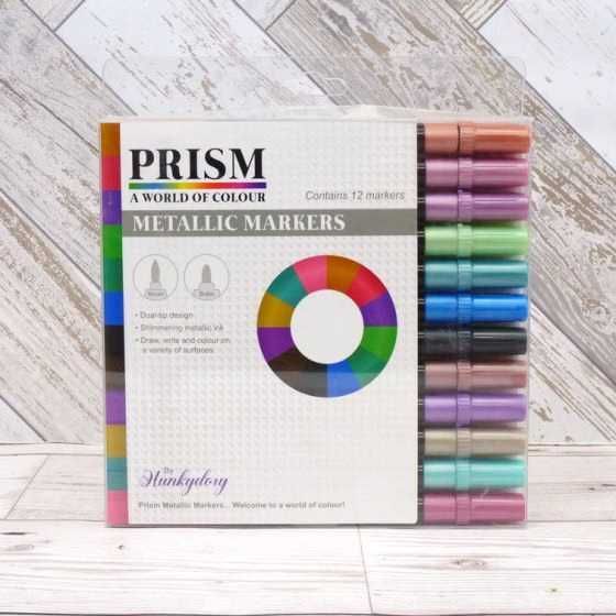 Prism Metallic Markers Set of  12