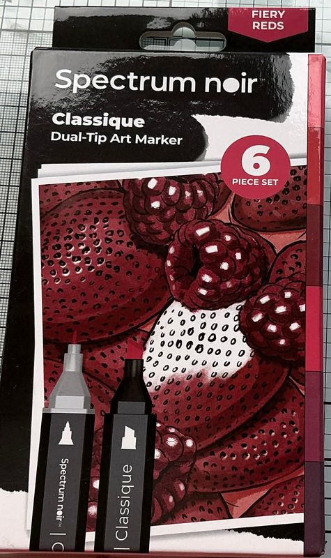 Fiery Reds Marker pens from Crafters Companion x 6 Fiery Reds Marker pens from Crafters Companion x 6