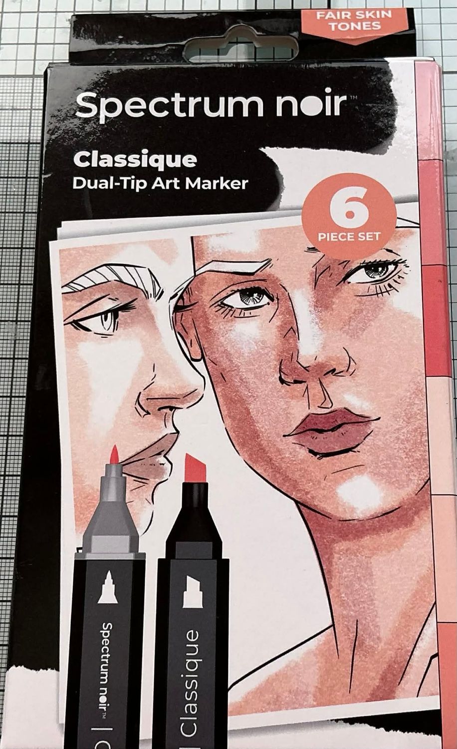 Fair Skin Tones Marker pens from Crafters Companion x 6