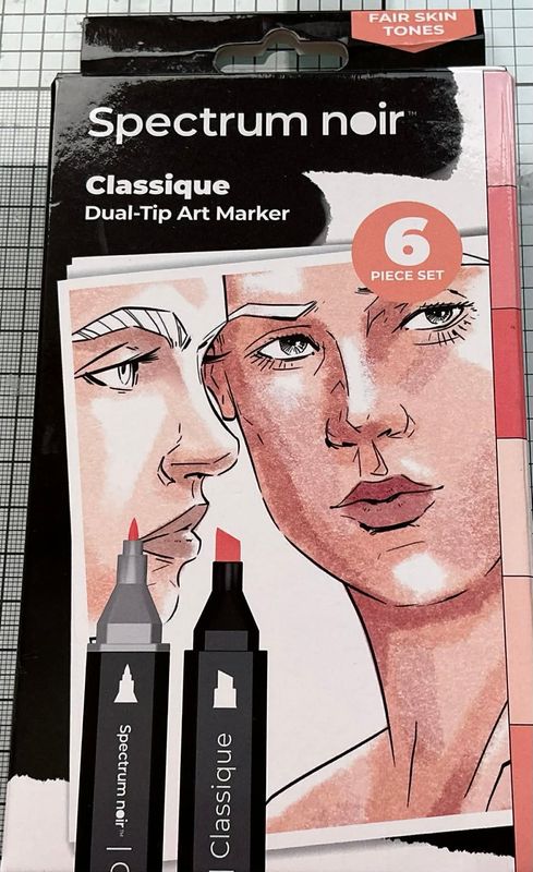Fair Skin Tones Marker pens from Crafters Companion x 6 Fair Skin Tones Marker pens from Crafters Companion x 6