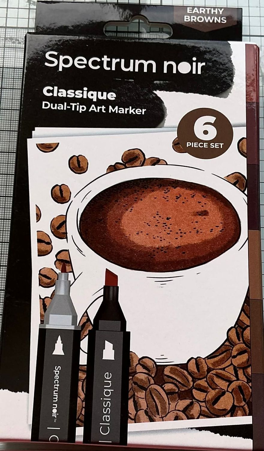 Earthy Browns Marker pens from Crafters Companion x 6 Earthy Browns Marker pens from Crafters Companion x 6