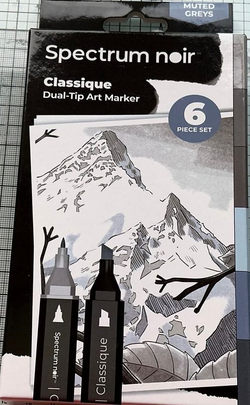 Muted Greys Marker pens from Crafters Companion x 6 Muted Greys Marker pens from Crafters Companion x 6