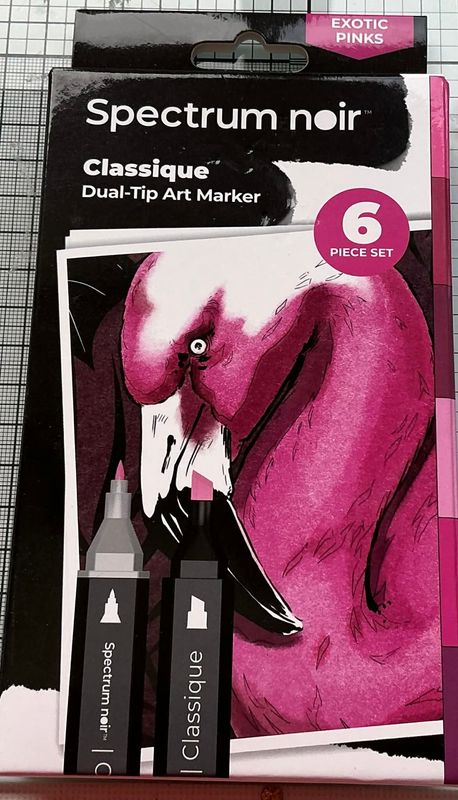Exotic Pinks Marker pens from Crafters Companion x 6 Exotic Pinks Marker pens from Crafters Companion x 6