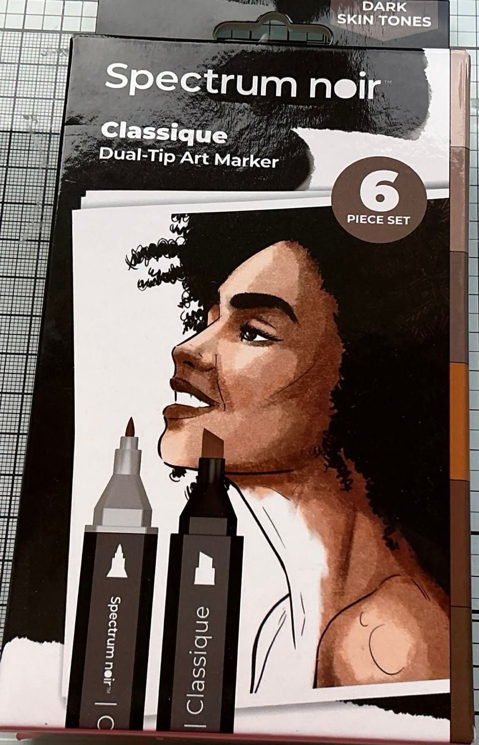 Dark Skin Tones Marker pens from Crafters Companion x 6 Dark Skin Tones Marker pens from Crafters Companion x 6