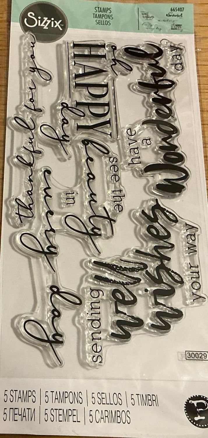 Sunnyside Sentiments # 5 by Sizzix Sunnyside Sentiments # 5 by Sizzix