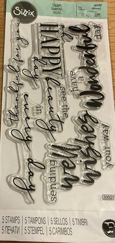 Sunnyside Sentiments # 5 by Sizzix Sunnyside Sentiments # 5 by Sizzix