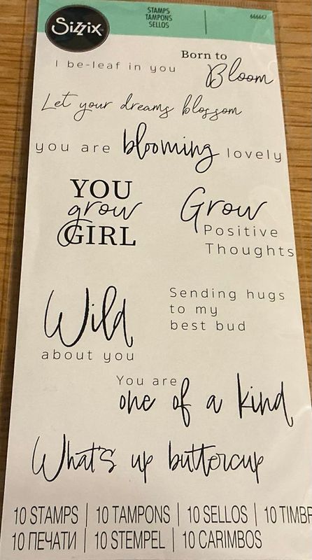 Born to Bloom by Sizzix Pk 10 Stamps Born to Bloom by Sizzix Pk 10 Stamps
