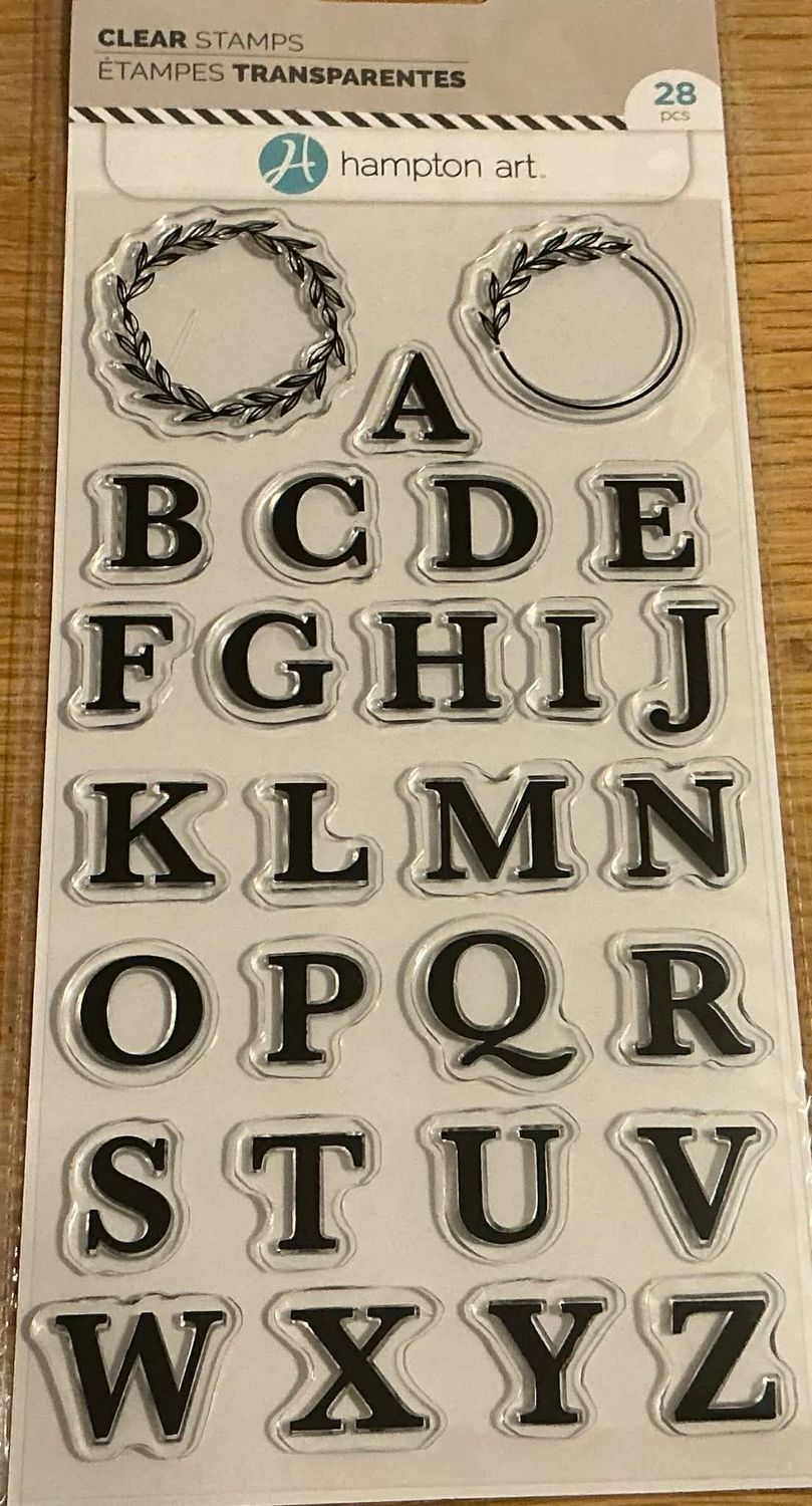 Hampton Art  Upper Case Alphabet