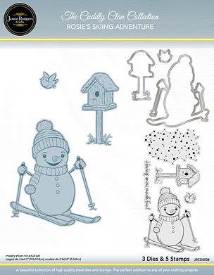 Rosie's Skiing Adventure Stamp and Die Collection