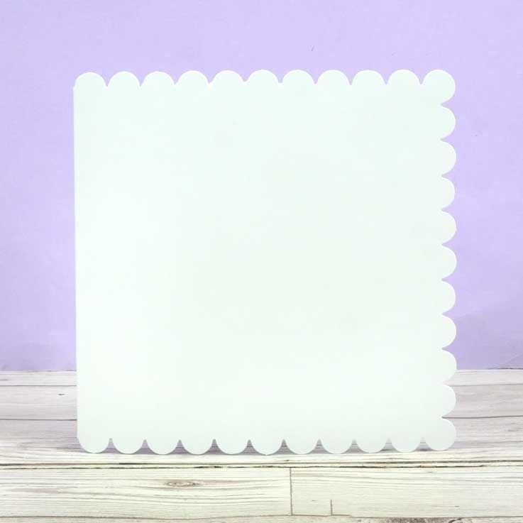 6x6 Pk of 10 Cards and envelopes Scallop