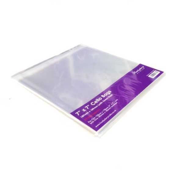 7x7 Cello Bags from Hunkydory Pack of 50