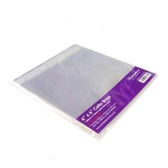 6x6 Cello Bags from Hunkydory Pack of 50