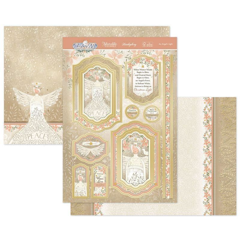 An Angel's Light Luxury Card Topper An Angel's Light Luxury Card Topper