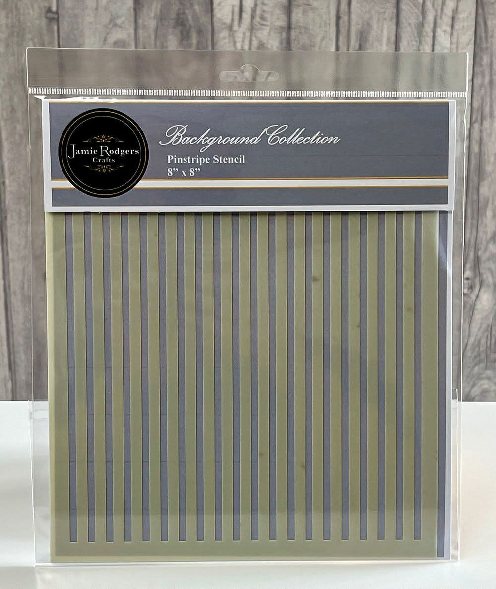 Pinstripe 8x8 Stencil