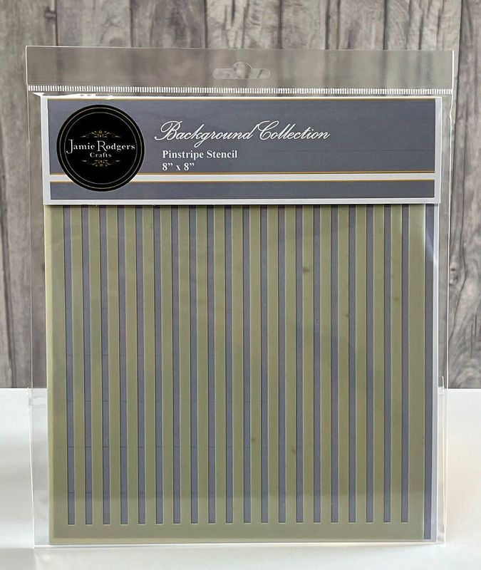 Pinstripe 8x8 Stencil