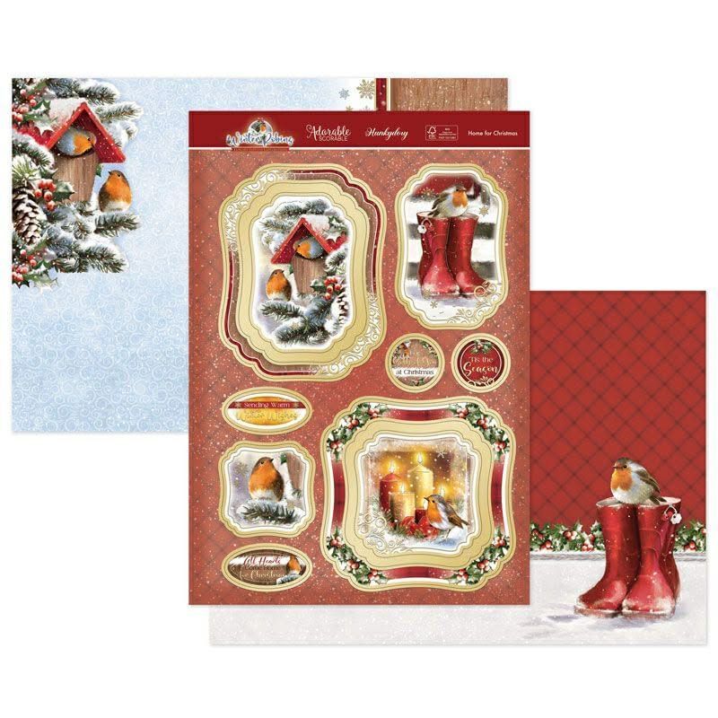 Home for Christmas Luxury Card Topper Home for Christmas Luxury Card Topper