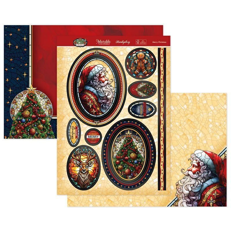 Merry Christmas Luxury Card Topper Merry Christmas Luxury Card Topper