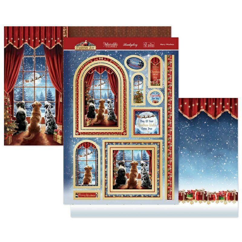 Merry Woofmas Luxury Card Topper Merry Woofmas Luxury Card Topper