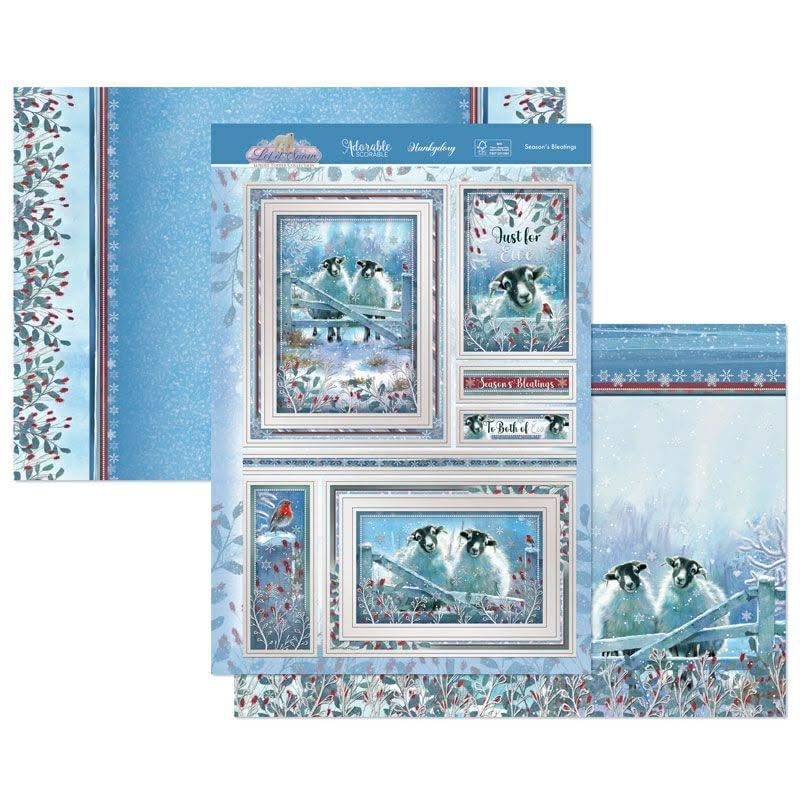 Seasons Bleatings Luxury Card Topper Seasons Bleatings Luxury Card Topper