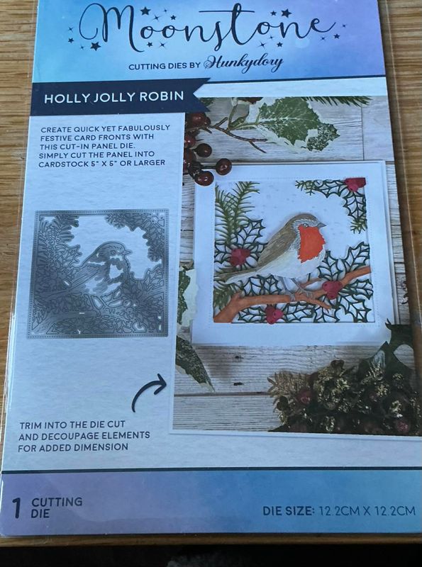 Moonstone Die Holly Jolly Robin
