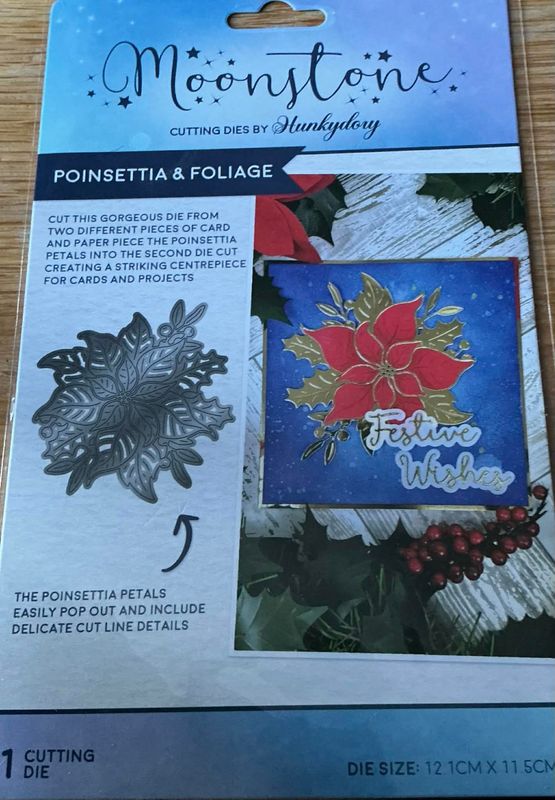 Moonstone Die Poinsettia Foliage