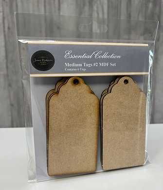 JRC Crafts Small Tags #2 6 pcs