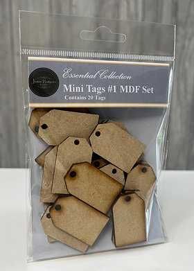 JRC Crafts Mini Tags #1 20 pcs