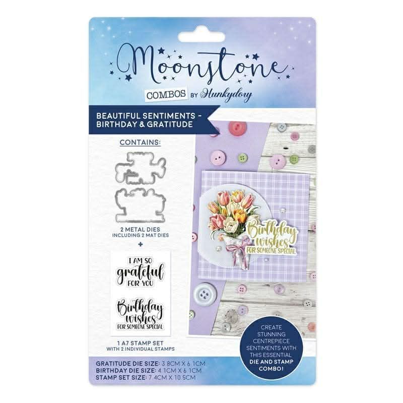 Combo Die Birthday and Gratitude Combo Die Birthday and Gratitude