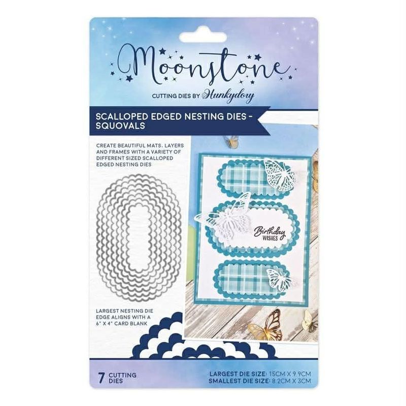 Scallop Edged Nesting Squovals Scallop Edged Nesting Squovals