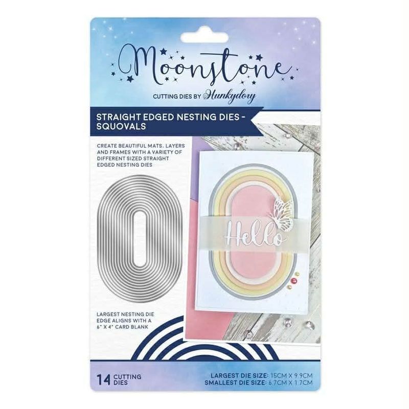 Straight Edged Nesting Squovals Straight Edged Nesting Squovals