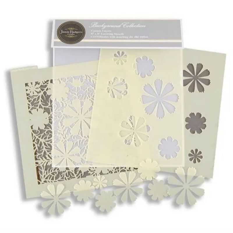 Cosmos Layers Stencil Background Collection