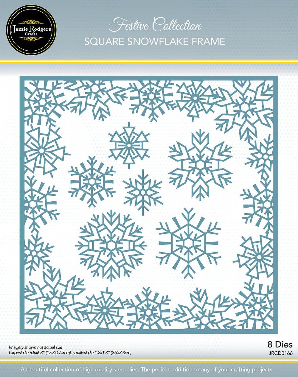 Square Snowflake Frame