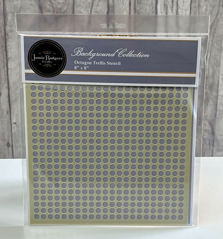 Octogan Trellis 8x8 stencil