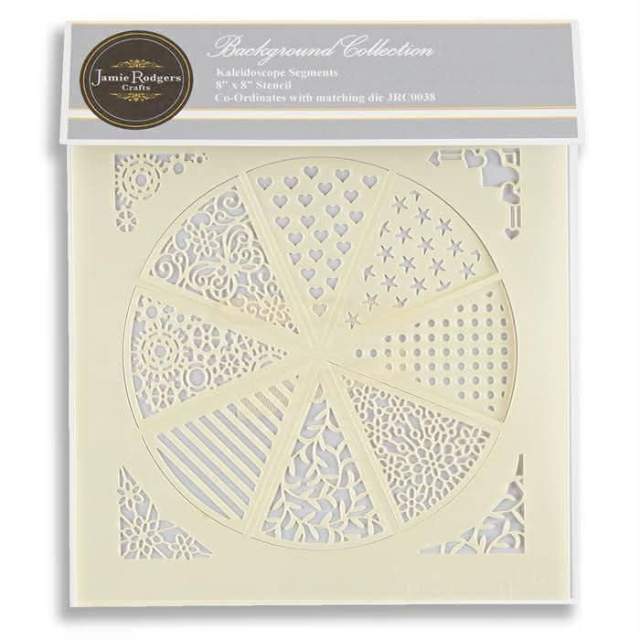 Kaleidoscope Segments Stencil 7x7