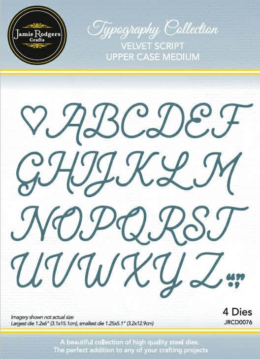Velvet Script  Alphabet Upper Case