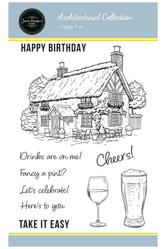 Village Pub A6 Stamp