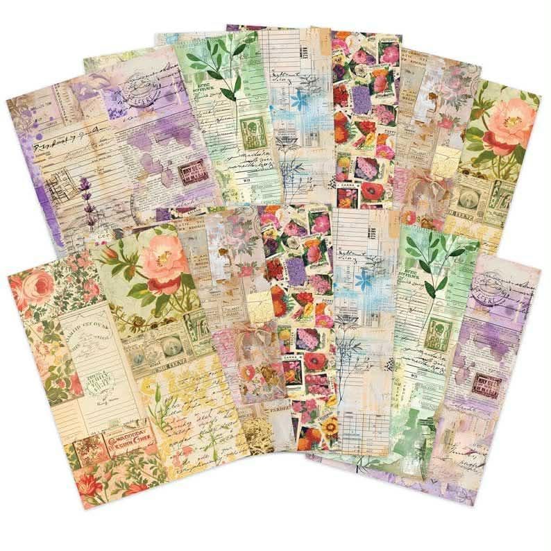 Botanical Scrapbook  Adorable Scorable  10pcs