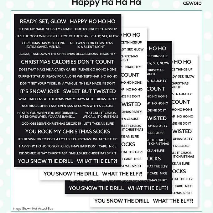 Happy Ha Ha Ha Wordie Sheets