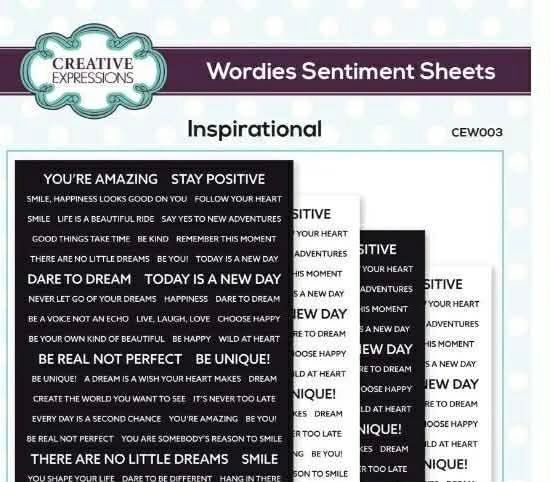 Inspirational Wordie Sheets