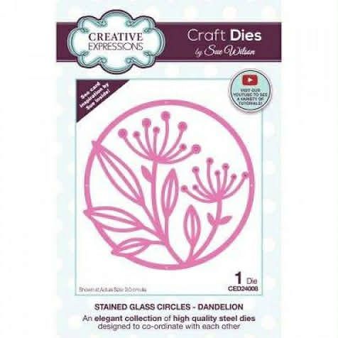 Dandelion -Stained Glass Circles Collection