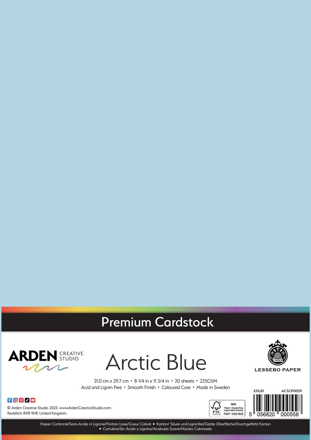 Artic Blue A4 x 20 sheets