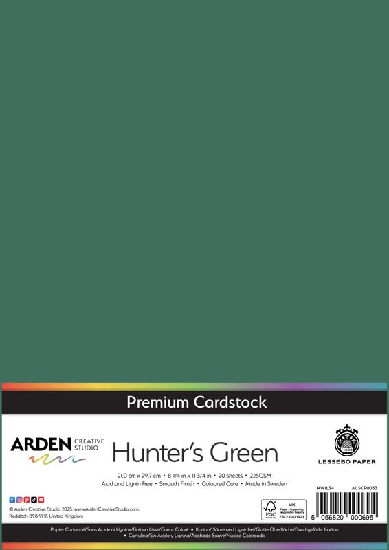 Hunters Green A4 x 20 sheets